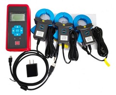Three-Channel Clamp Leakage Current Recorder with AC 0mA~500A 200000 Groups Data