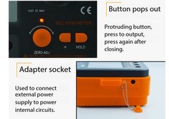 480C+digital Milliohmmeter Accurate To Low Resistance Tester Power Supply