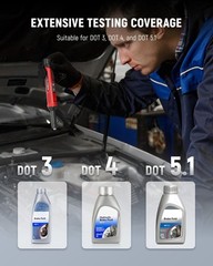 Brake Fluid Tester Pen with Corrosion Resistance Probe, High-Precision Brake …