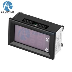 DC 100V 50A Digital Voltmeter Ammeter LED Amp Dual Voltage Meter Gauge Display