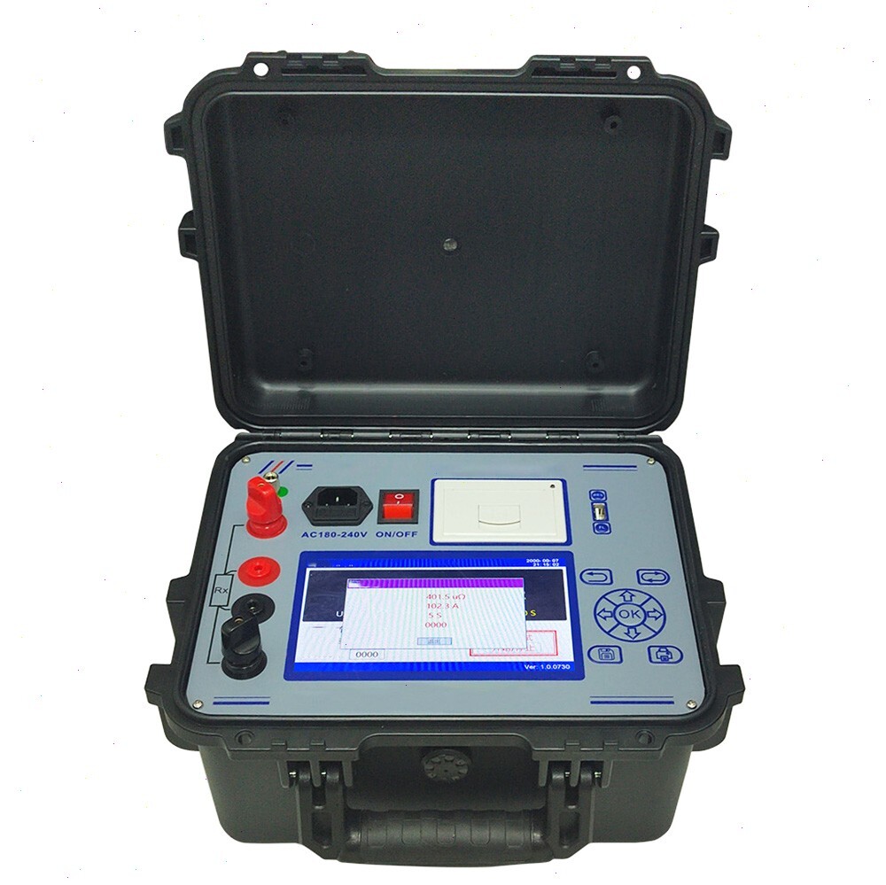 Loop Resistance Tester Meter with DC Current 100A 50A Measuring Range 0-50mΩ
