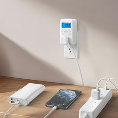 Watt Meter Plug with Backlight, Plug-In Socket Power Meter Electricity Usage Mon
