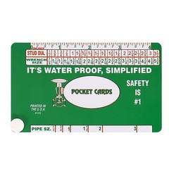 Waterproof Pocket Cards for Chico’s Pipefitter,Reference Charts and Formulas …