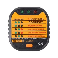 Professional Socket Tester with GFCI/RCD Test Function for Safety Assurance