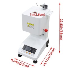 Automatic Melt Index Meter Plastic Polymer Melt Flow Rate Tester Button Type500W