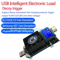 Constant Current Electronic Load QC3.0 AFC FCP Battery Testser Capacity meter A