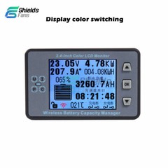 DC 8V-120V 300A VAC8810F Wireless Voltage and Ammeter Coulomb Capacity Counter