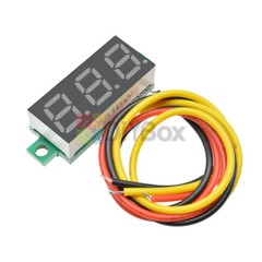 Lot 1-10X DC 0-100V 0.28″ 3-Digital Voltmeter Green LED Volt Panel Meter 3-Wires
