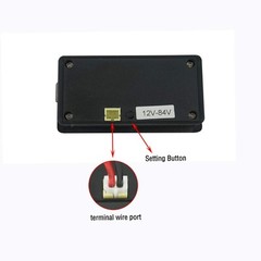 medidor De Voltaje De Bateria 3 En 1: Con Un Boton De Funcion Conmutada