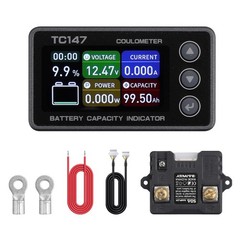 BINTA 0-50A Small Battery Monitor Shunt Voltmeter Ammeter for Lifepo4 Lithium…