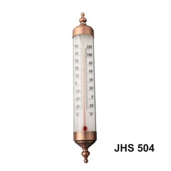Cordless Indoor/Outdoor Thermometer 10 Inch Size Fahrenheit and Celsius Scale