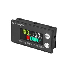 Digital 6133A LCD Battery Capacity Voltage Meter DC8-100V Voltmeter Power Tester