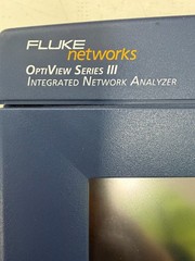 👀FLUKE OPTIVIEW SERIES III INTEGRATED NETWORK ANALYZER W/ CARRYING CASE