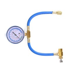 For automotive R134A Charging Hose with 1/4 inch SAE Fitting and Gauge