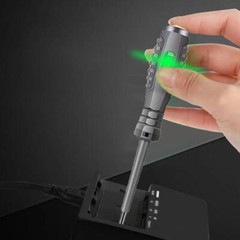 High Torque Electric Pen Test Screwdriver Dual Colored Light Magnetic Bit AE