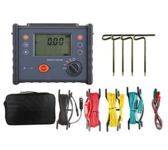 Soil Resistivity Tester Ground Resistance 30KΩ Soil Resistivity 9999KΩM 128Hz