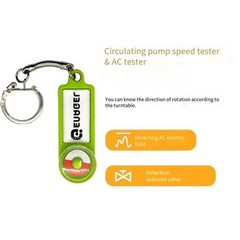 Compact AC Detector Solenoid Valve Tester for Circulating Pump Motor Check