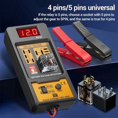 RT01 Digital Relay Analyzer for Precise Relay Tests in Cars Trucks and Boats