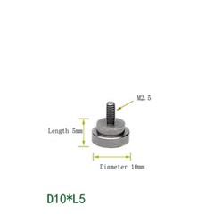 Flat Point Contact Points For Dial Thickness Gauge Dial Indicator Depth Gauge