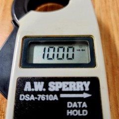 AW Sperry DSA-7610A Digisnap Digital Clamp Multimeter Tester W/ Leads *TESTED*