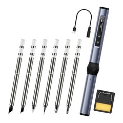 HS01 Portable Soldering Iron PD 65W with Adjustable Temperature and PID Control