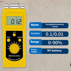 DM200 Textile Moisture Meter Digital Moisture Meter for Garment Fabric DM200T