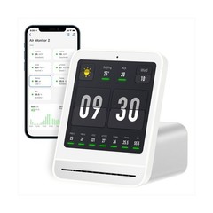Qingping Air Quality Monitor Gen 2, Air Quality Monitor Indoor Detects PM2.5,…