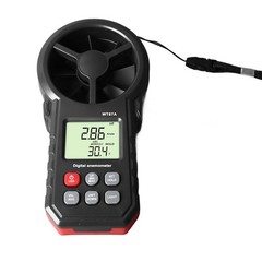 WT87A Compact For Wind Meter with Thermometer for Lab Field and Workshop Use