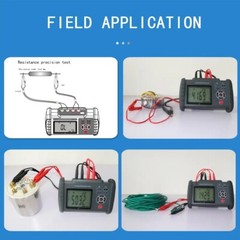 Milli-ohmmter DC Low Resistance Tester with Range 0.01mΩ-30.00KΩ Resolution 10uΩ