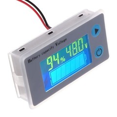 Digital Battery Monitor Meter for 12V 24V 36V 48V Battery Systems Gauge