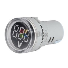 DC 6-100V Digital Display Voltage Meter Volt Tester 22MM Mini LED Voltmeter New