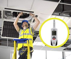 Handheld Digital Psychrometer – Temperature Humidity Meter with Dew Point