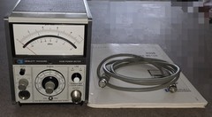 HP, Agilent Keysight 435B Analog Power Meter + P/N 11730A Cable + Oper Manual