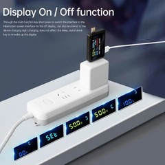 Professional USB Type C Voltmeter Ammeter Multimeter Tester for Fast Charging