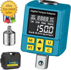 1/2″ Digital Torque Wrench Adapter for Auto with Upgrade Color Display