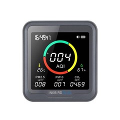NDIR Indoor Air Quality Monitor with Battery Powered, Detector for Co2, Pm2.5…