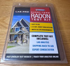 Lab-Pro Short-Term Radon Test Kit for Home, EPA Certified Radon Detection