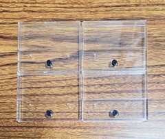 Clear VU Meter Lenses Lot of 4