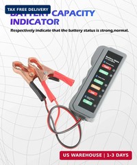 SCUARI Car Battery Tester,Car Accessories Relay Tester,12V Automotive Digital Ba