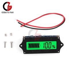 H52 Battery Capacity Indicator 12V-72V 3-20S Lead Acid Li-ion LiFePO4 Voltmeter