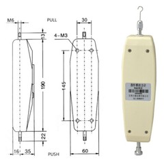 20-500N Pointer Push Pull Force Gauge Dynamometer Force Gauge Tester Meter