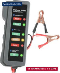 SCUARI Car Battery Tester,Car Accessories Relay Tester,12V Automotive Digital Ba