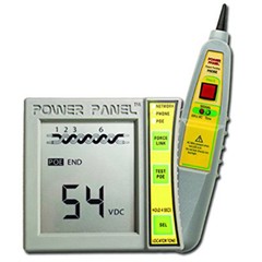 Power Panel Advanced PoE Tester – Cat 5/6 Digital Volt Meter – Triplett