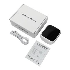 Portable WiFi Air Quality Monitor CO2 Temp & Humidity NDIR Sensor APP Control
