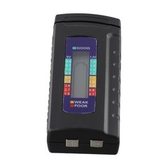 Capacity Tester for 1 5V and 9V Batteries with LCD Level Indicator