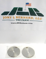 USA , 3″ 304SS ORIFICE PLATES , 3.435″ x 0.125″ x 0.125″ , LOT OF 2 , SURPLUS