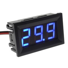 50pcs Digital Voltmeter 3 Wire 0.56″ DC0-40V External Power Supply Voltage Meter