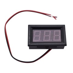 3Pcs DC 4.5-30V Blue LED 3Digital Display Voltage Meter Voltmeter Panel