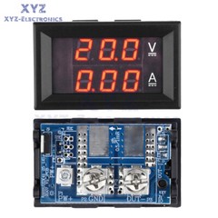 DC7-100V 20A 50A Digital Voltage Current Tester 0.28″ 3-Digit Dual LED Display