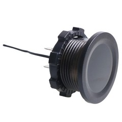 LED 2 in1 Round Temperature Voltmeter Modified Automotive Voltage Test